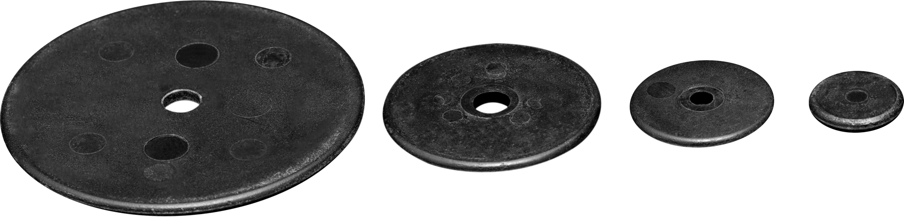 Family of 13, 20, 30, and 50 mm industrial RFID disc transponders
