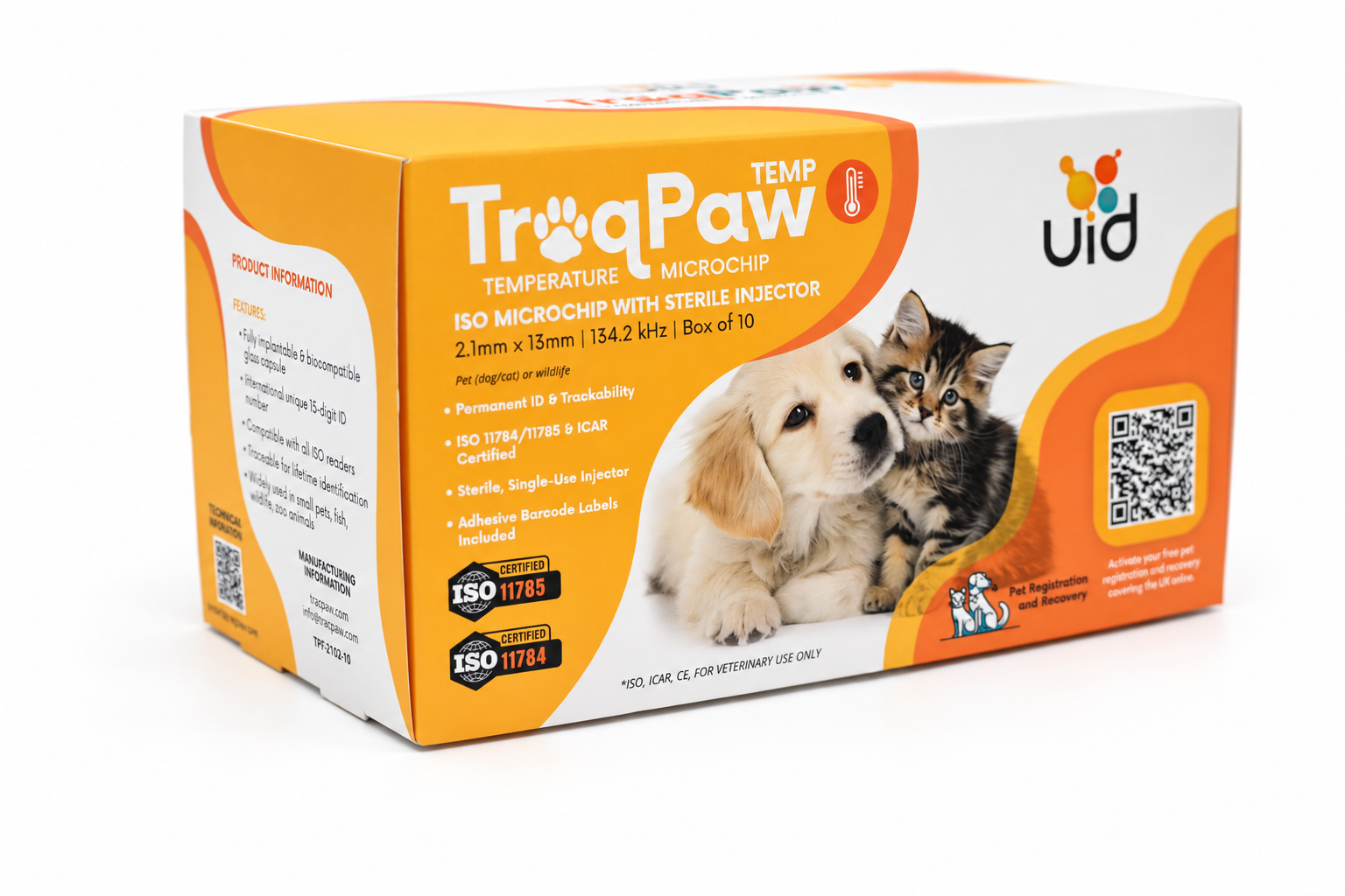 TraqPaw Temperature